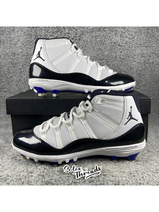 Air Jordan 11 Retro TD Football Concord Size 12 Men White Black AO1561-123 main image 5
